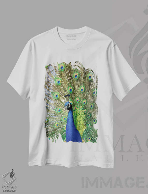 تیشرت سفید طرح دار زیبایی چهارم، مدیوم اثر گوران آناستاسوفسکی | immage.ir