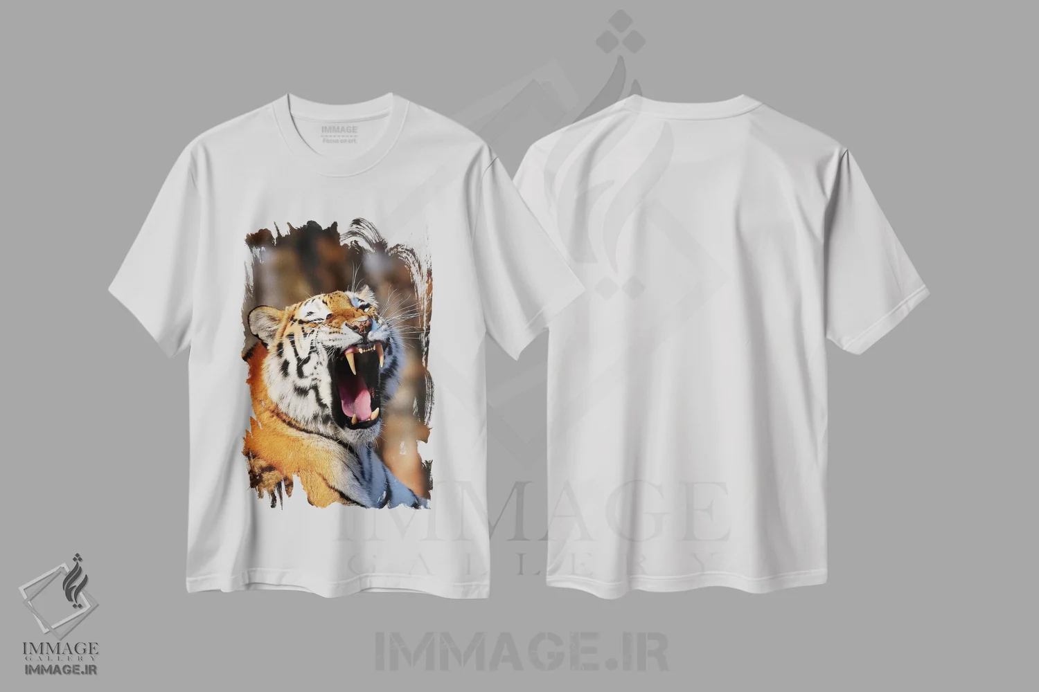 تیشرت سفید طرح دار ببر دوازدهم، مدیوم اثر گوران آناستاسوفسکی | فروشگاه ایماژ