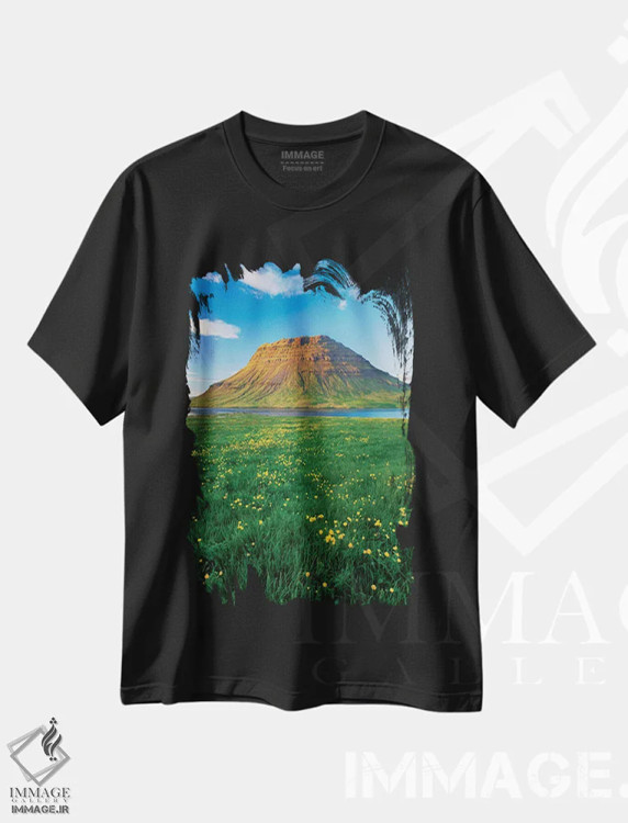 تیشرت مشکی طرح دار آثار گارث مک کورمک - فروشگاه ایماژ