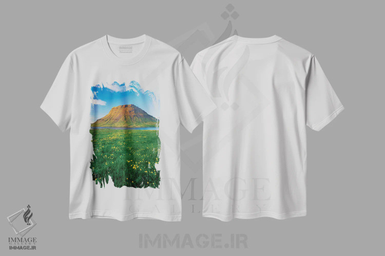 تیشرت سفید طرح دار آثار گارث مک کورمک - immage.ir