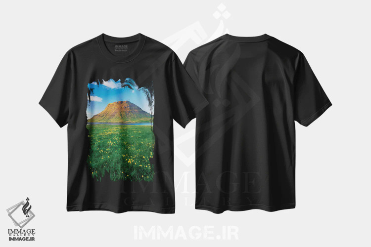 تیشرت مشکی طرح دار آثار گارث مک کورمک - فروشگاه ایماژ