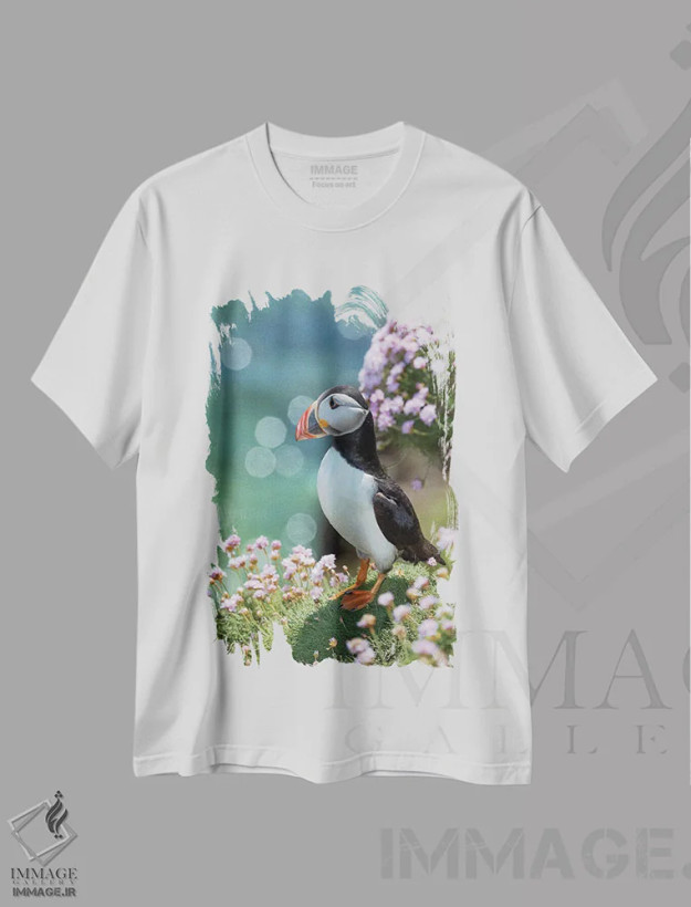 تیشرت سفید طرح دار آثار گارث مک کورمک - immage.ir