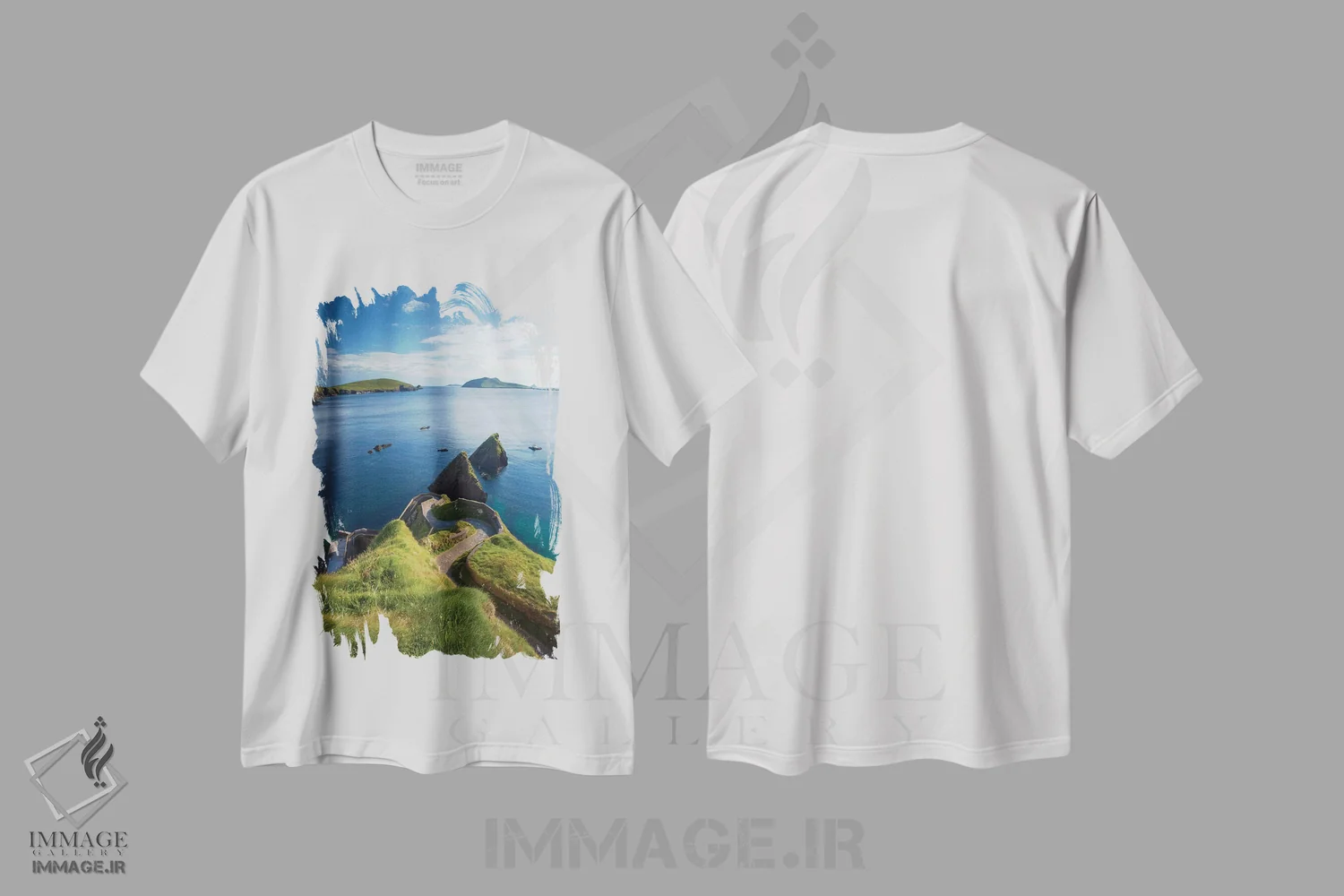 تیشرت سفید طرح دار آثار گارث مک کورمک - فروشگاه ایماژ
