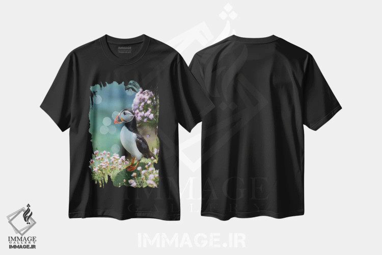 تیشرت مشکی طرح دار آثار گارث مک کورمک - فروشگاه ایماژ