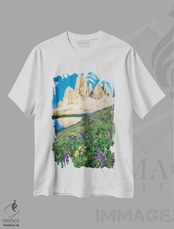 تیشرت سفید طرح دار آثار گارث مک کورمک - فروشگاه ایماژ