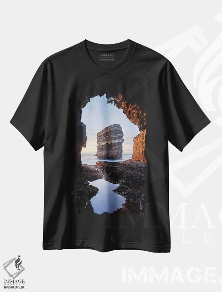 تیشرت مشکی طرح دار آثار گارث مک کورمک - فروشگاه ایماژ