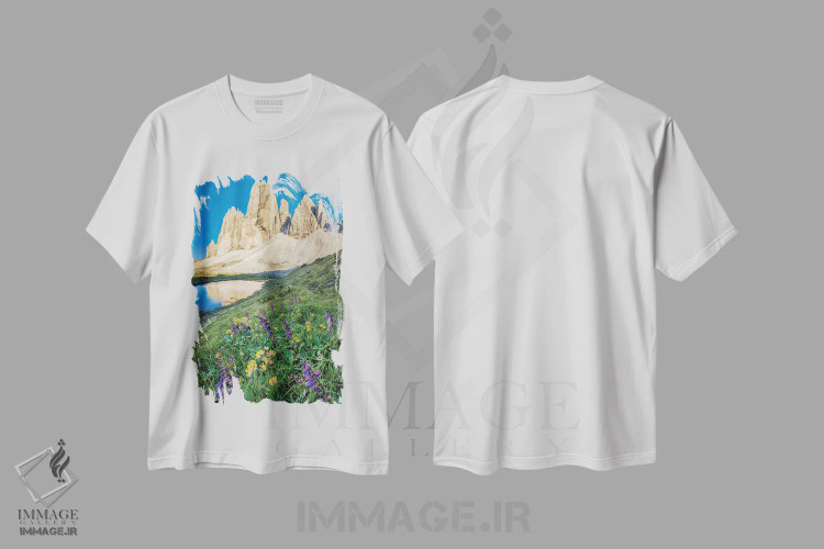 تیشرت سفید طرح دار آثار گارث مک کورمک - فروشگاه ایماژ