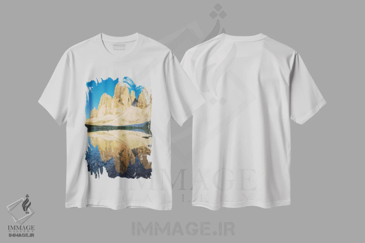 تیشرت سفید طرح دار آثار گارث مک کورمک - immage.ir