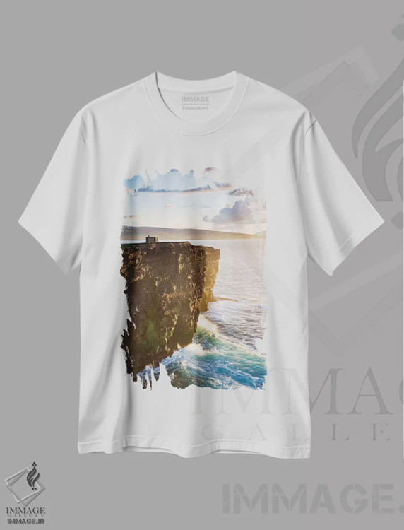 تیشرت سفید طرح دار آثار گارث مک کورمک - فروشگاه ایماژ