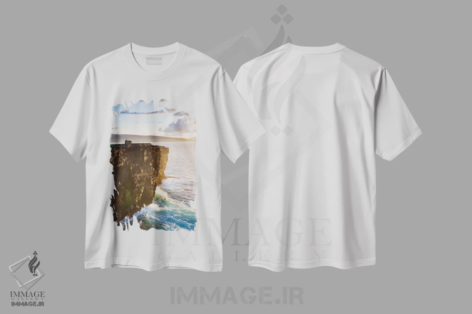 تیشرت سفید طرح دار آثار گارث مک کورمک - فروشگاه ایماژ