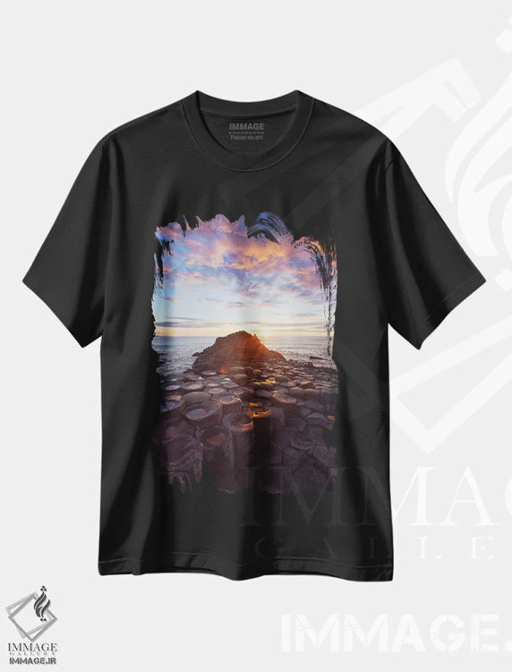 تیشرت مشکی طرح دار آثار گارث مک کورمک - فروشگاه ایماژ