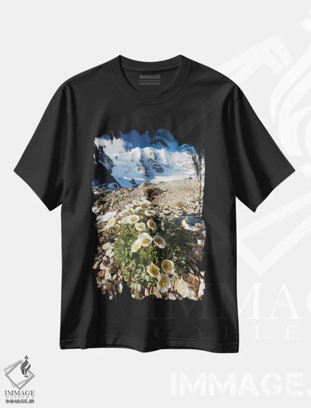 تیشرت مشکی طرح دار آثار گارث مک کورمک - immage.ir
