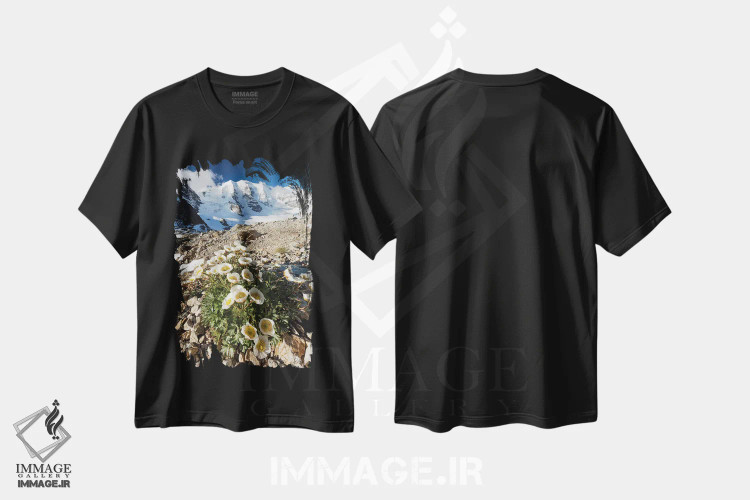 تیشرت مشکی طرح دار آثار گارث مک کورمک - immage.ir