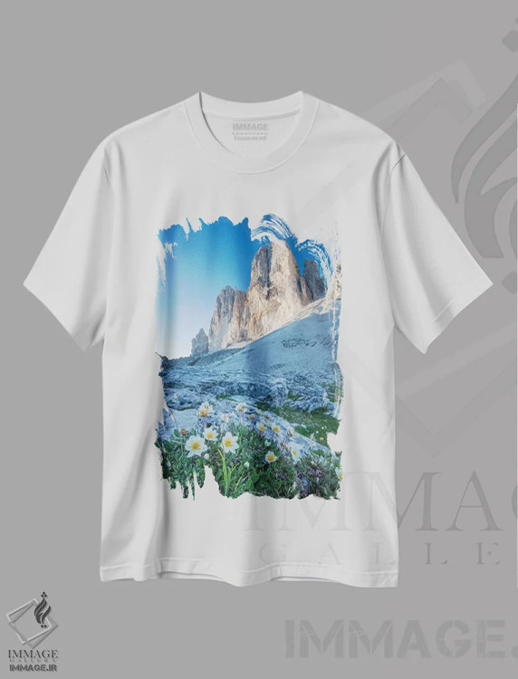 تیشرت سفید طرح دار آثار گارث مک کورمک - immage.ir