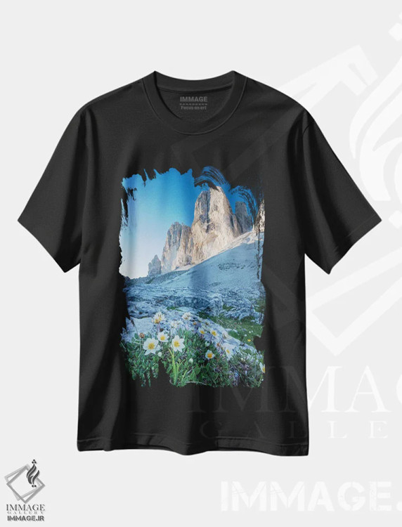 تیشرت مشکی طرح دار آثار گارث مک کورمک - فروشگاه ایماژ