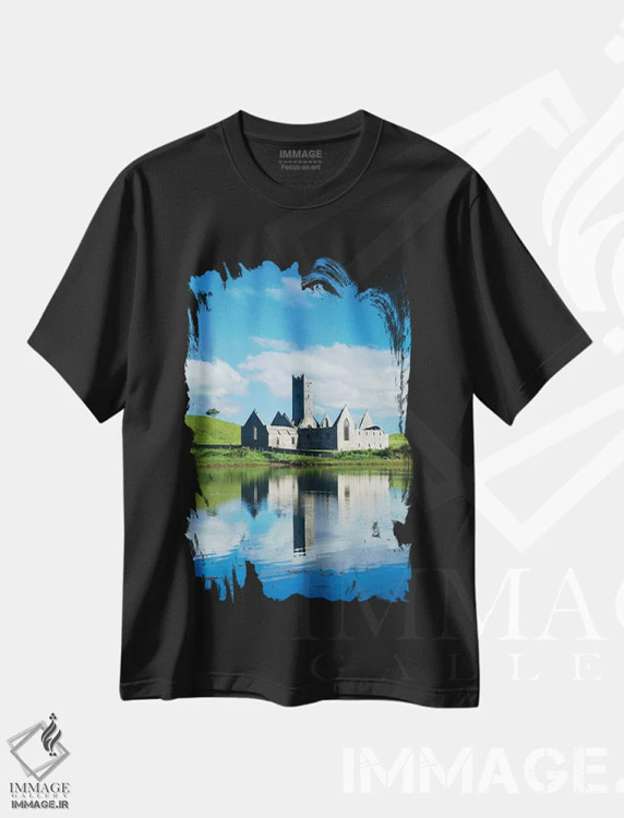 تیشرت مشکی طرح دار آثار گارث مک کورمک - immage.ir
