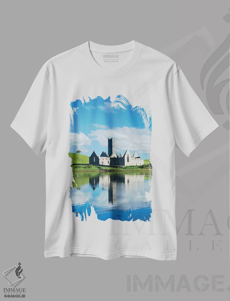 تیشرت سفید طرح دار آثار گارث مک کورمک - فروشگاه ایماژ