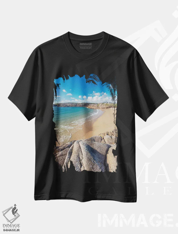 تیشرت مشکی طرح دار آثار گارث مک کورمک - immage.ir