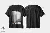 تیشرت مشکی طرح دار مناره، عکاسی سیاه و سفید اثر گیلیارد برسسان | immage.ir