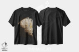 تیشرت مشکی طرح دار هیروگلیف ها، تزئینی اثر گیلیارد برسسان | immage.ir