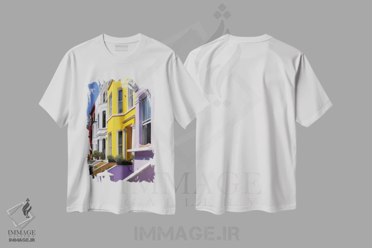 تیشرت سفید طرح دار ویتامین D، مدیوم اثر گیلیارد برسسان | فروشگاه ایماژ