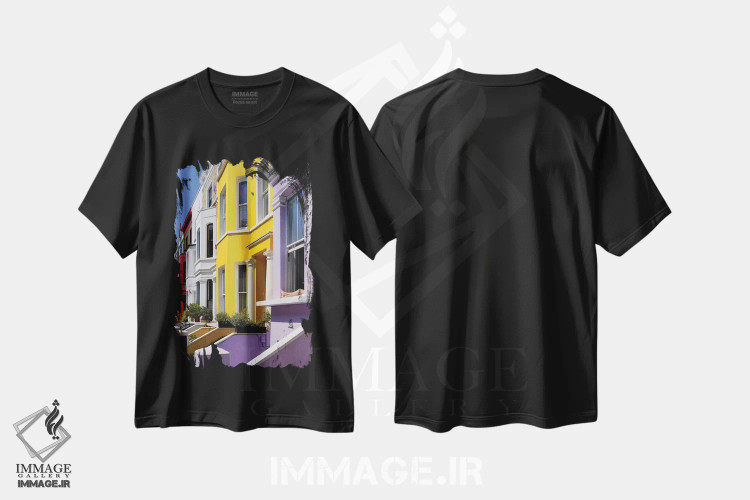 تیشرت مشکی طرح دار ویتامین D، مدیوم اثر گیلیارد برسسان | immage.ir