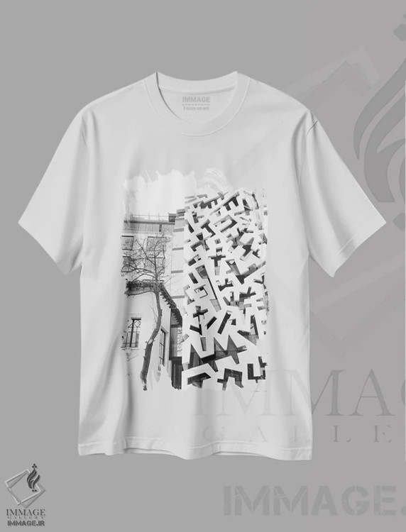 تیشرت سفید طرح دار قدیمی در مقابل جدید، عکاسی سیاه و سفید اثر گیلیارد برسسان | immage.ir
