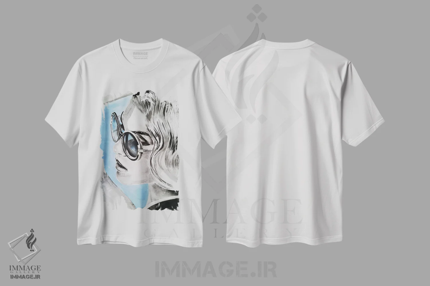 تیشرت سفید طرح دار بلوز من برای توست، دکور معاصر اثر گیل لبلو | immage.ir
