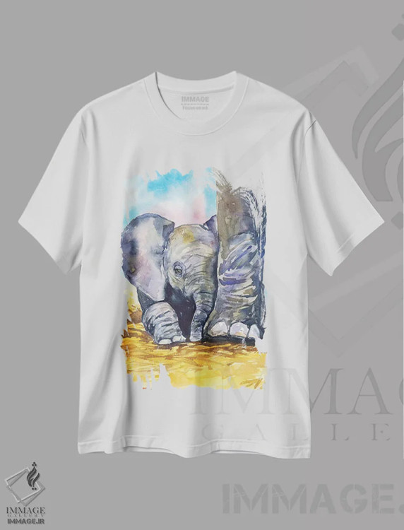 تیشرت سفید طرح دار عشق مادرانه، مدیوم اثر جورج دیاچنکو | فروشگاه ایماژ
