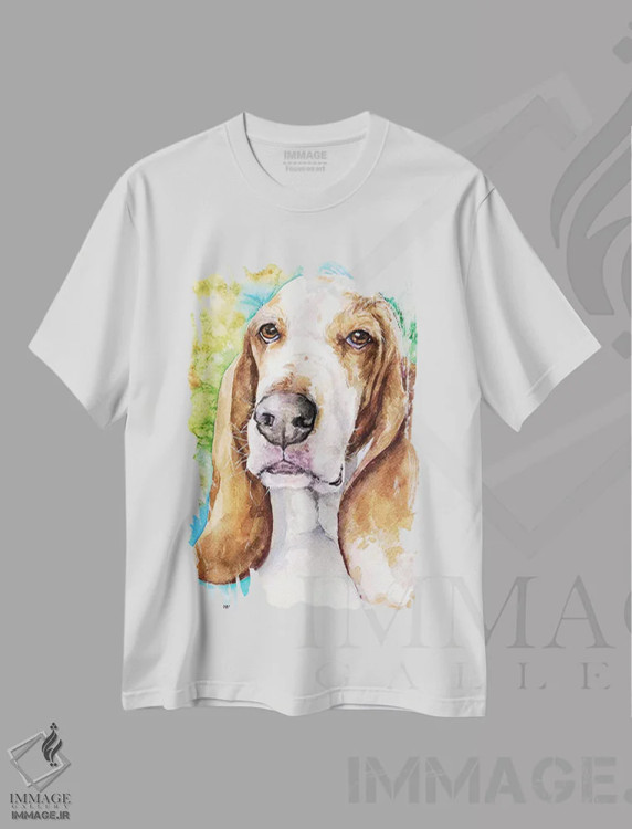 تیشرت سفید طرح دار بست هاند، مدیوم اثر جورج دیاچنکو | فروشگاه ایماژ