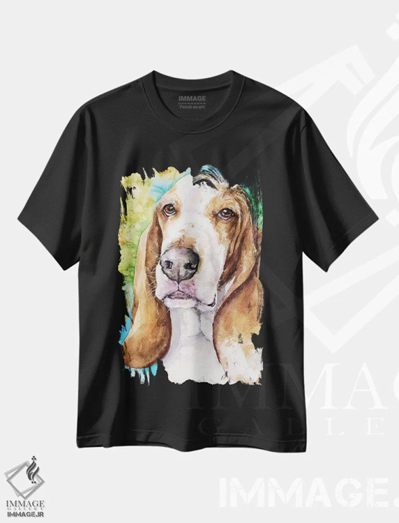 تیشرت مشکی طرح دار بست هاند، مدیوم اثر جورج دیاچنکو | immage.ir