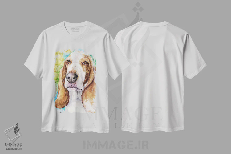 تیشرت سفید طرح دار بست هاند، مدیوم اثر جورج دیاچنکو | فروشگاه ایماژ