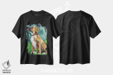تیشرت مشکی طرح دار توله باکسر ۱، تزئینی اثر جورج دیاچنکو | immage.ir