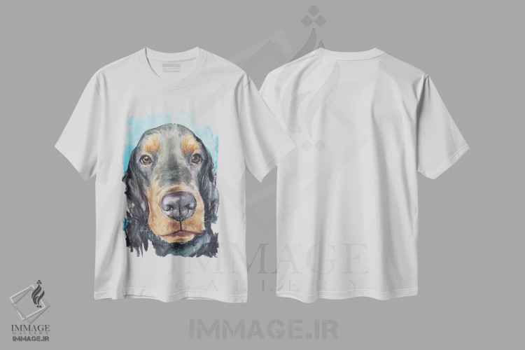 تیشرت سفید طرح دار گوردون ستر، دکور معاصر اثر جورج دیاچنکو | immage.ir