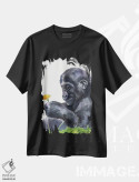 تیشرت مشکی طرح دار نوزاد گوریل، دکور معاصر اثر جورج دیاچنکو | immage.ir