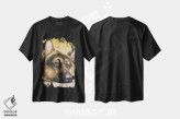 تیشرت مشکی طرح دار نگاه ژرمن شپرد ۲، تزئینی اثر جورج دیاچنکو | immage.ir