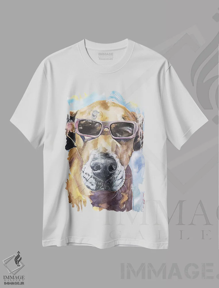 تیشرت سفید طرح دار گریت دین باحال، مدیوم اثر جورج دیاچنکو | فروشگاه ایماژ