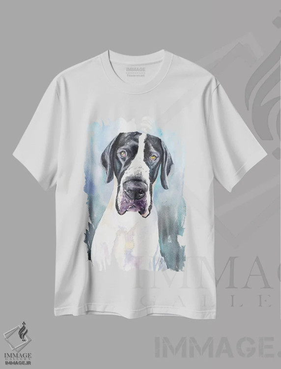 تیشرت سفید طرح دار گریت دین ۴، مدیوم اثر جورج دیاچنکو | فروشگاه ایماژ