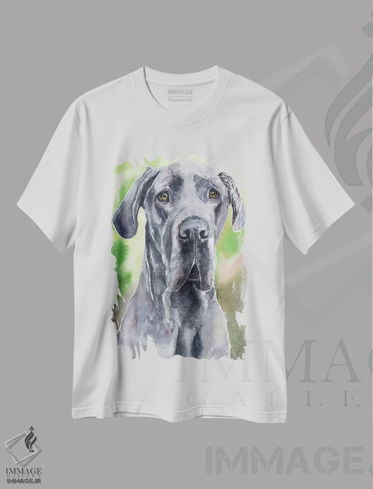 تیشرت سفید طرح دار گریت دین ۱، مدیوم اثر جورج دیاچنکو | فروشگاه ایماژ