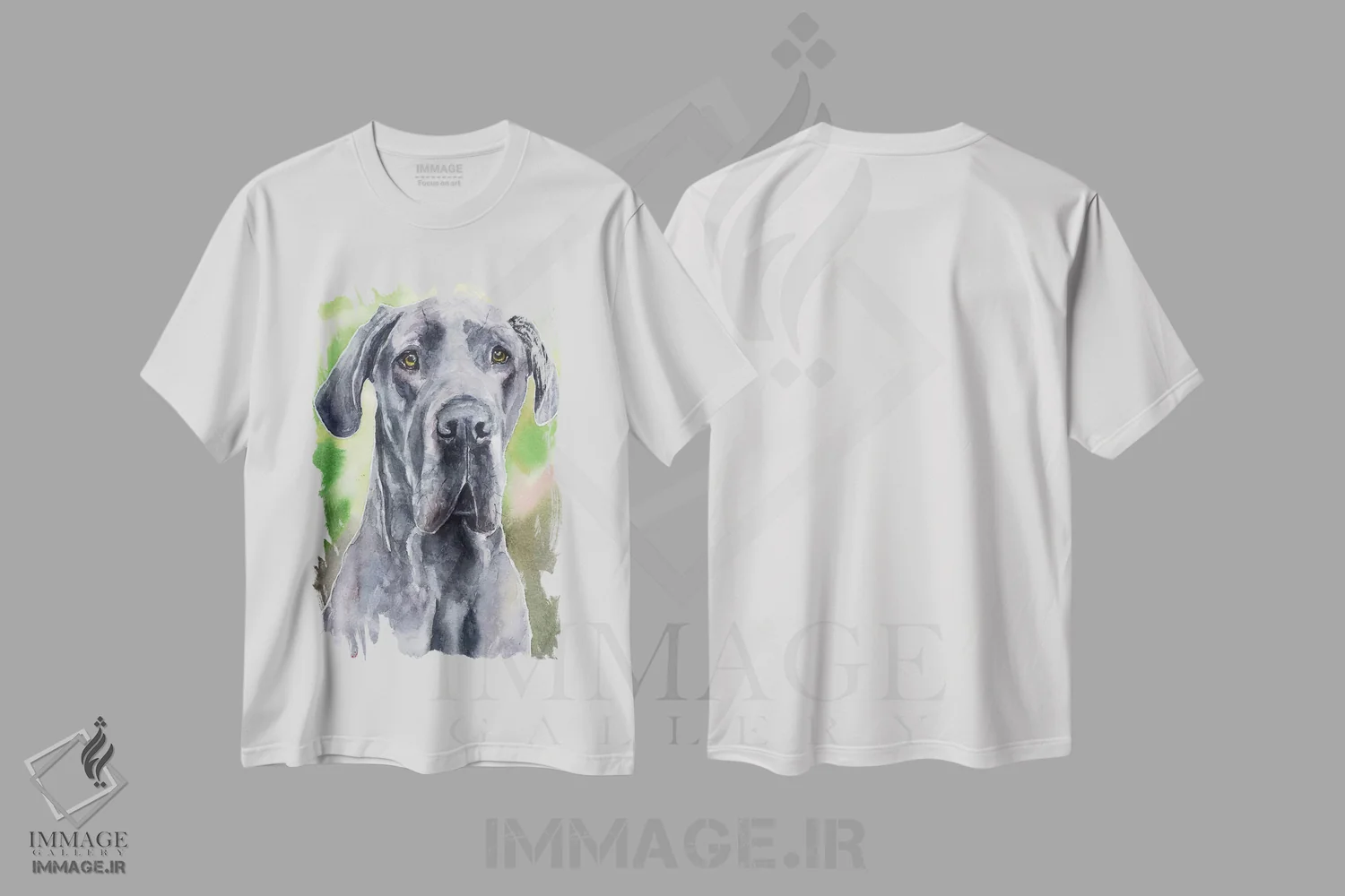 تیشرت سفید طرح دار گریت دین ۱، مدیوم اثر جورج دیاچنکو | فروشگاه ایماژ