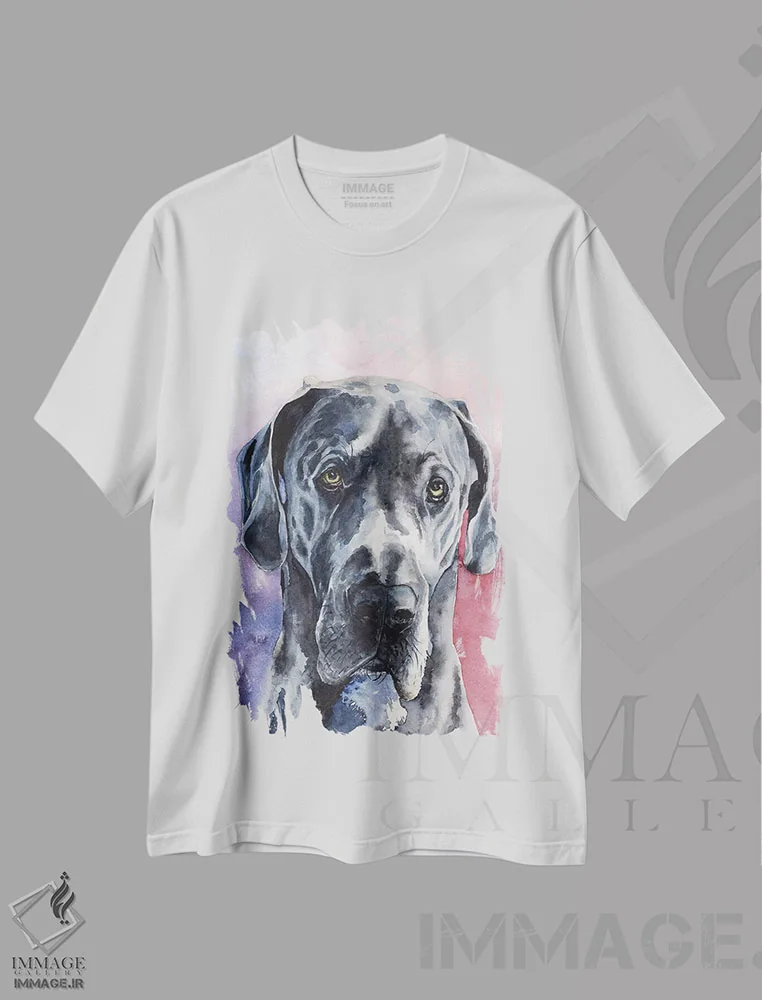 تیشرت سفید طرح دار گریت دین ۳، مدیوم اثر جورج دیاچنکو | immage.ir