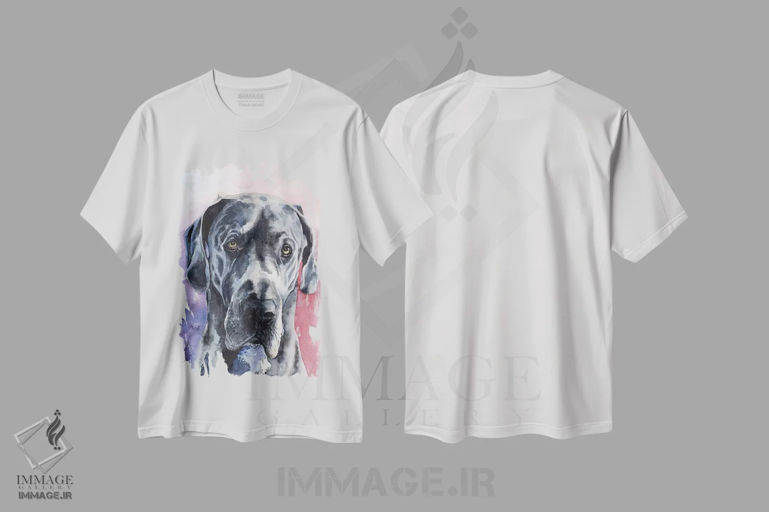 تیشرت سفید طرح دار گریت دین ۳، مدیوم اثر جورج دیاچنکو | immage.ir