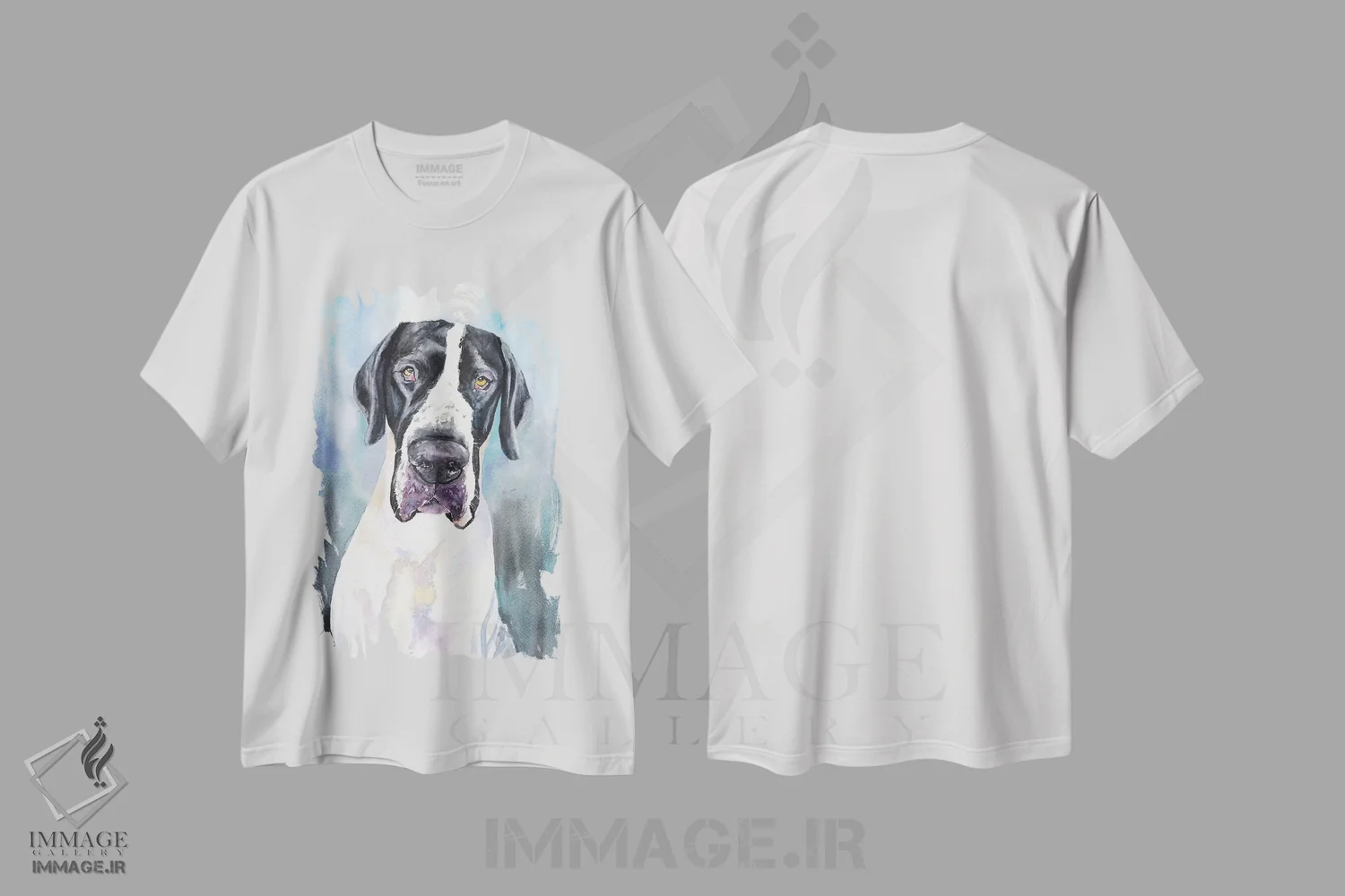 تیشرت سفید طرح دار گریت دین ۴، مدیوم اثر جورج دیاچنکو | فروشگاه ایماژ