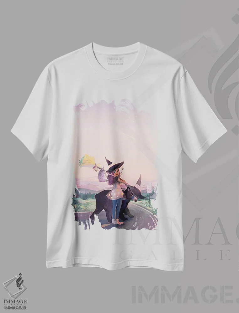 تیشرت سفید طرح دار خرس، هنر آمریکایی آفریقایی تبار اثر ژنووا بی | immage.ir