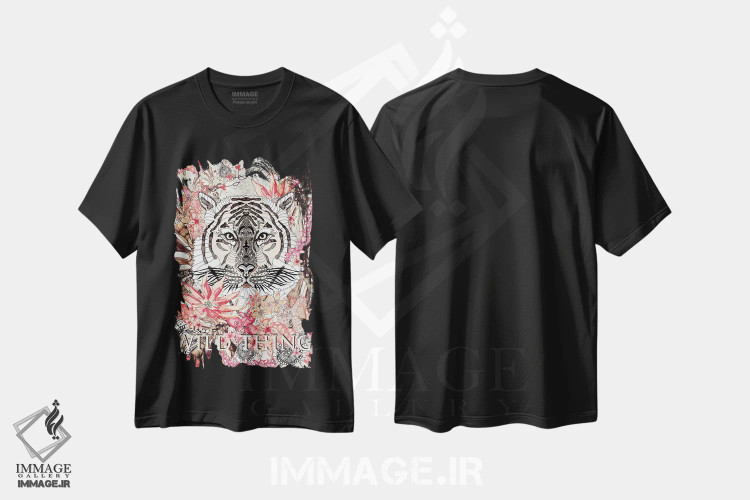 تیشرت مشکی طرح دار وحشی، دکور بوهمی اثر مونیکا استریگل | immage.ir
