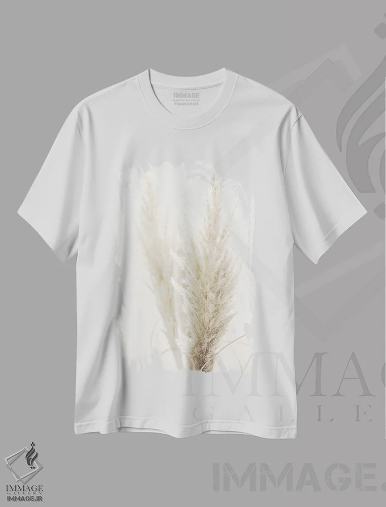 تیشرت سفید طرح دار نی پامپاس II، تزئینی اثر مونیکا استریگل | فروشگاه ایماژ