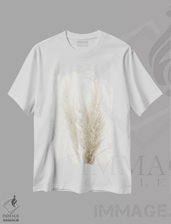 تیشرت سفید طرح دار نی پامپاس II، تزئینی اثر مونیکا استریگل | فروشگاه ایماژ