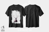 تیشرت مشکی طرح دار گوزن در برف III، دکور کلبه و لژ اثر مونیکا استریگل | فروشگاه ایماژ