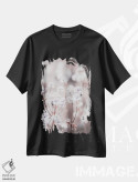 تیشرت مشکی طرح دار گل وحشی پاستلی IV، عکاسی ماکرو اثر مونیکا استریگل | فروشگاه ایماژ