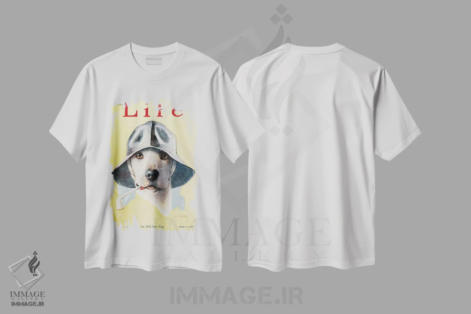 تیشرت سفید طرح دار 1925,مجله لایف، ۱۹۲۵، تزئینی اثر ناشناس | immage.ir